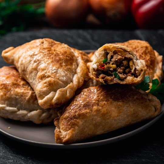 Empanadas ragù e pulled pork